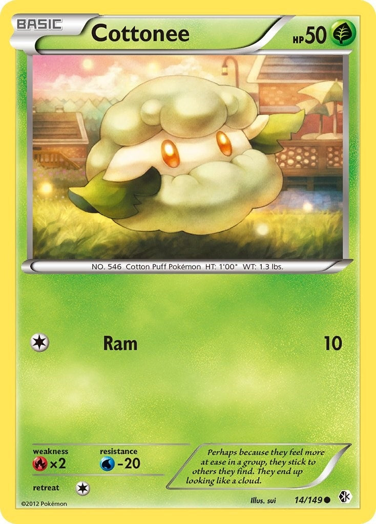 Image for Cottonee (14/149) (Boundaries Crossed) - Pokemon