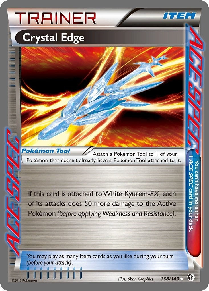 Image for Crystal Edge (138/149) (Boundaries Crossed) - Pokemon