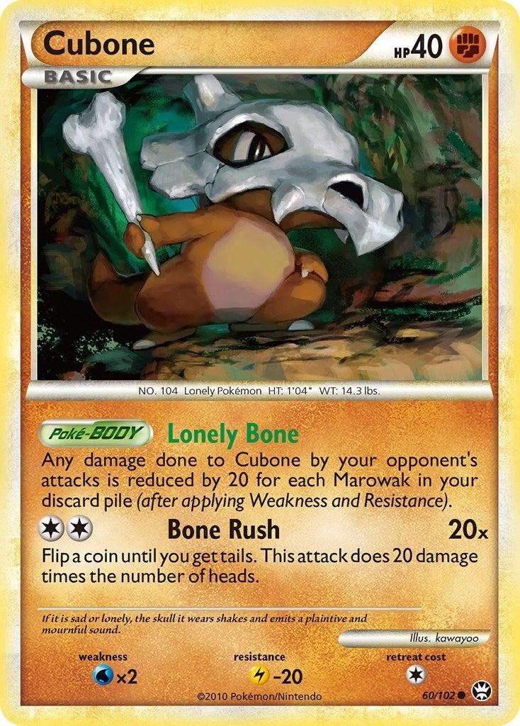 Image for Cubone (60/102) (Triumphant) - Pokemon