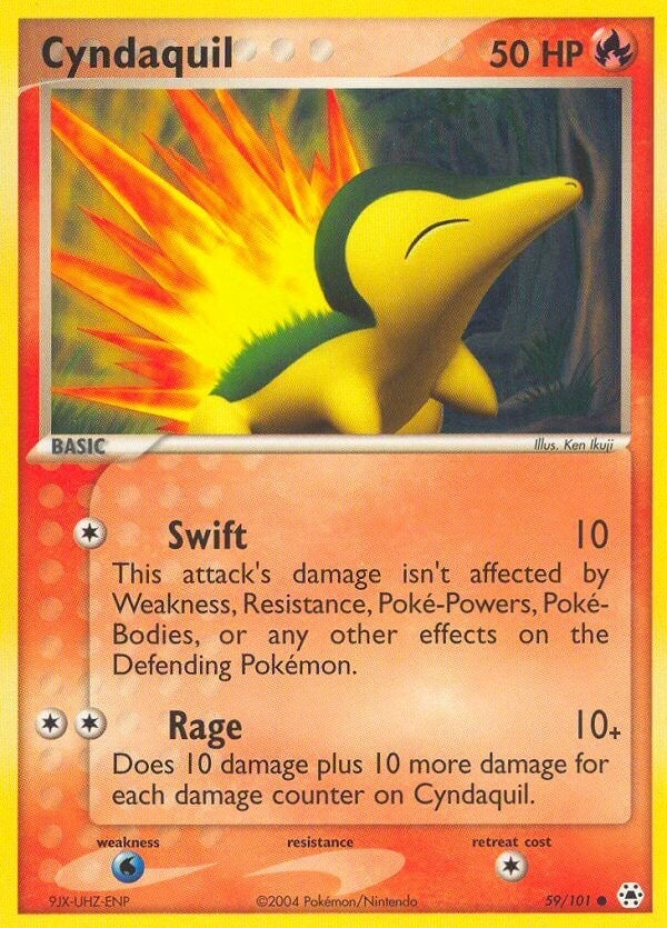 Image for Cyndaquil (59/101) (Hidden Legends) - Pokemon