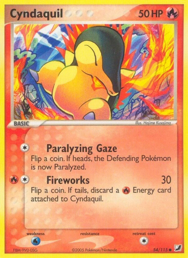 Image for Cyndaquil (54/115) (Unseen Forces) - Pokemon