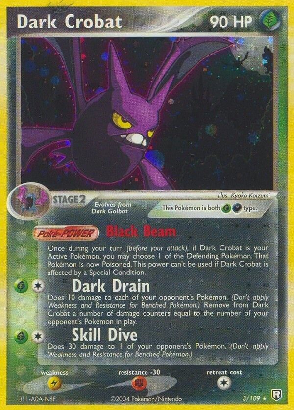 Image for Dark Crobat (3/109) (Team Rocket Returns) - Pokemon