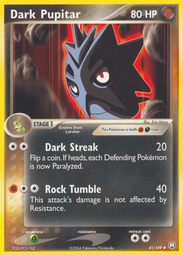 Image for Dark Pupitar (41/109) (Team Rocket Returns) - Pokemon