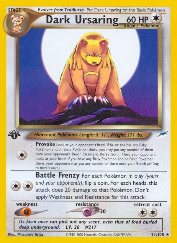Image for Dark Ursaring (021/105) (Neo Destiny) - Pokemon