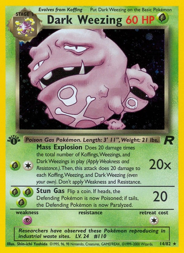 Image for Dark Weezing (14) (14/82) (Team Rocket) - Pokemon