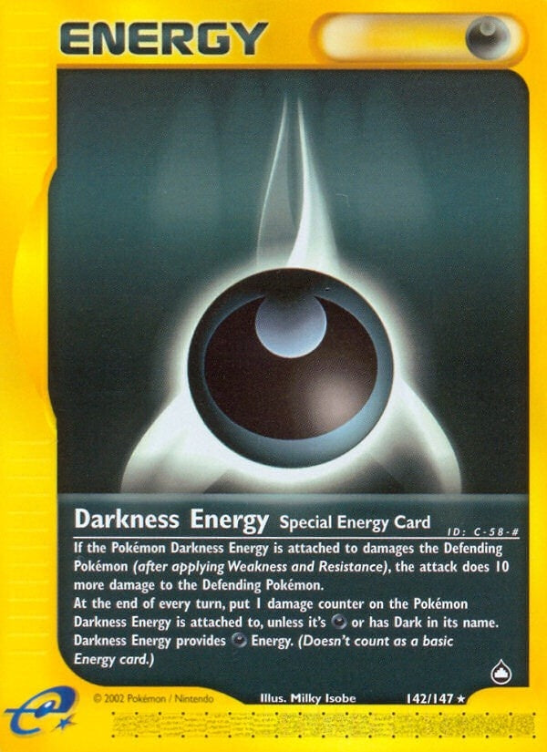 Image for Darkness Energy (142/147) (Aquapolis) - Pokemon