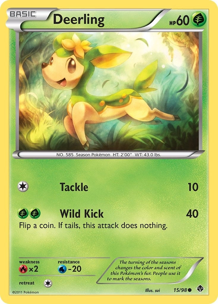Image for Deerling (15/98) (Emerging Powers) - Pokemon