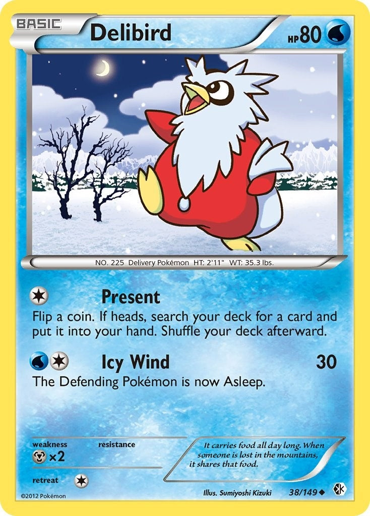 Image for Delibird (38/149) (Boundaries Crossed) - Pokemon