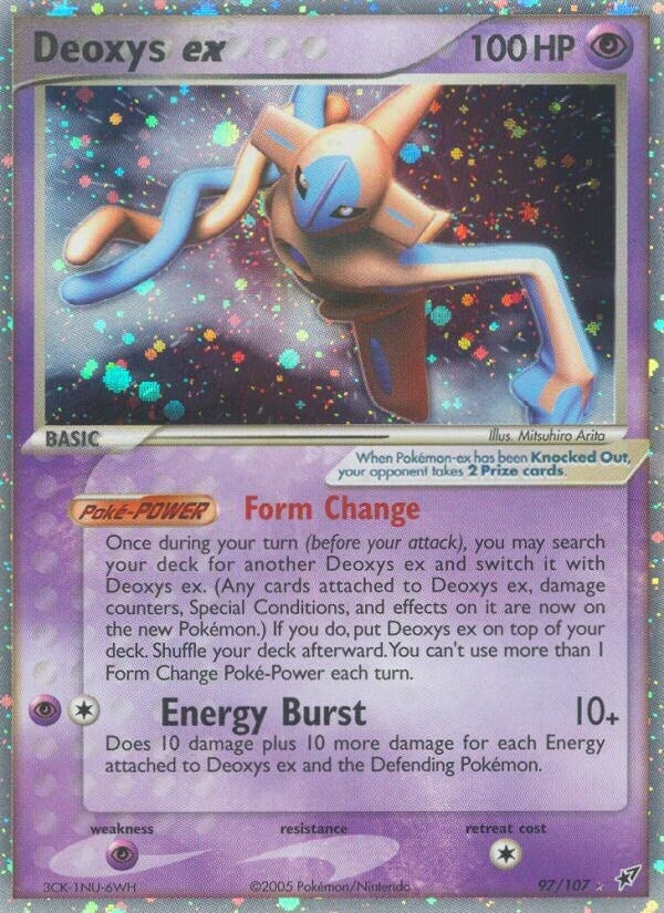 Image for Deoxys ex (Normal Forme) (97/107) (Deoxys) - Pokemon