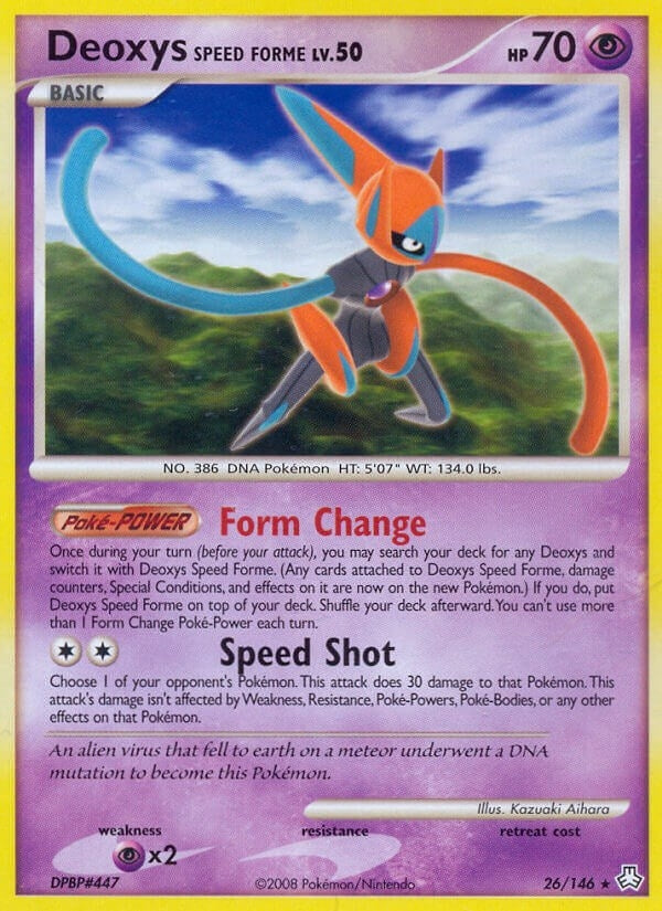 Image for Deoxys Speed Forme (26/146) (Legends Awakened) - Pokemon