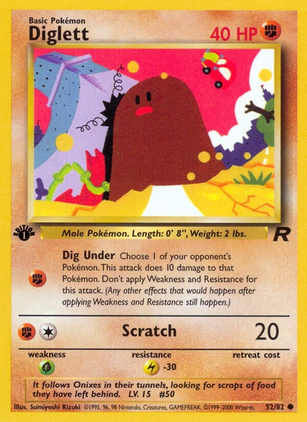 Image for Diglett (52/82) (Team Rocket) - Pokemon