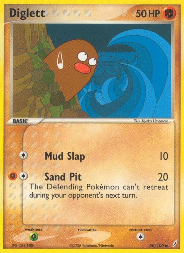 Image for Diglett (50/100) (Crystal Guardians) - Pokemon