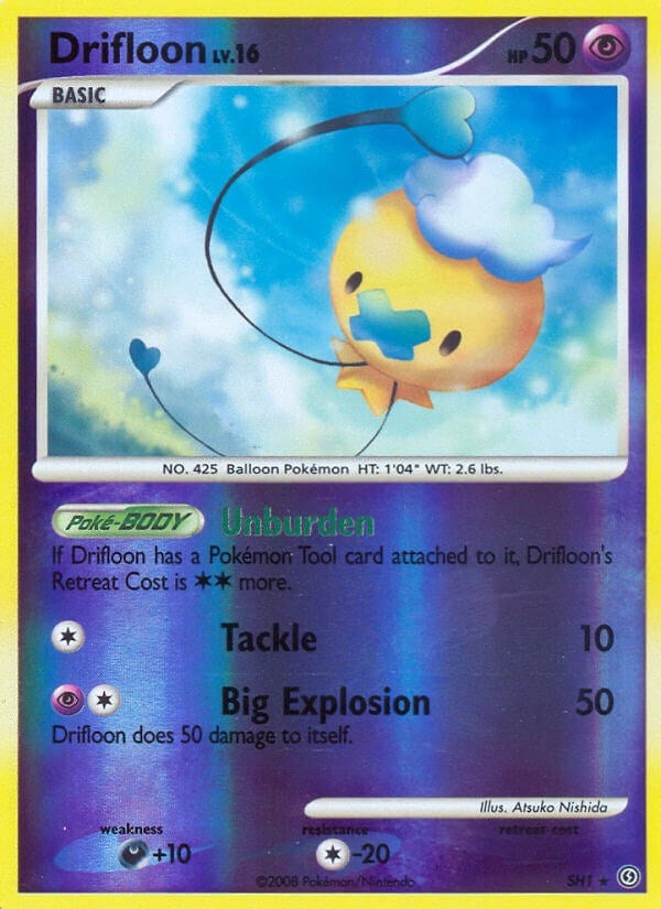 Image for Drifloon (Shiny) (SH1) (Stormfront) - Pokemon