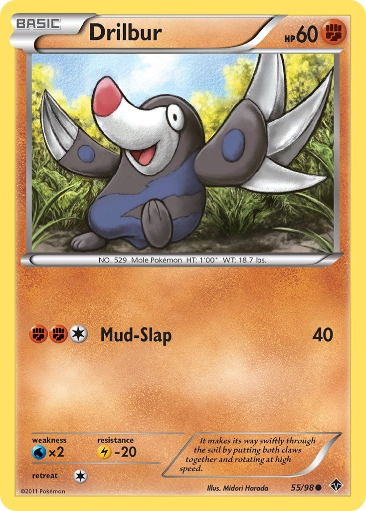 Image for Drilbur (55) (55/98) (Emerging Powers) - Pokemon