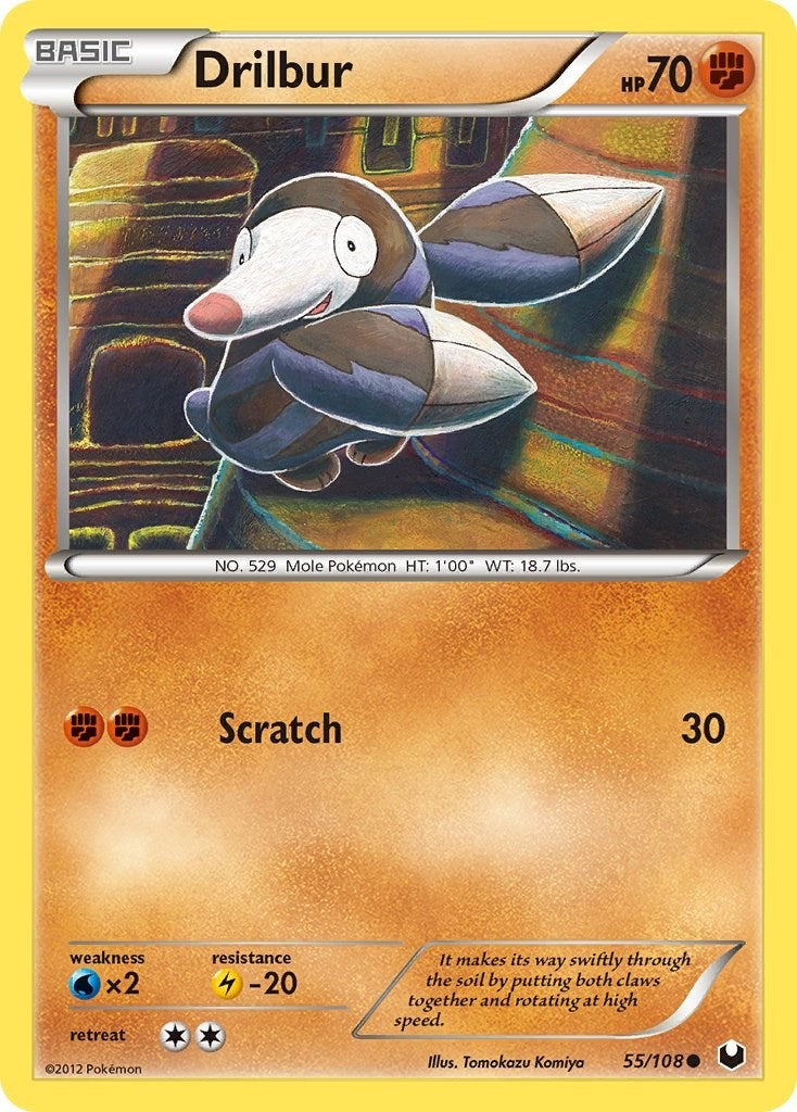 Image for Drilbur (55/108) (Dark Explorers) - Pokemon