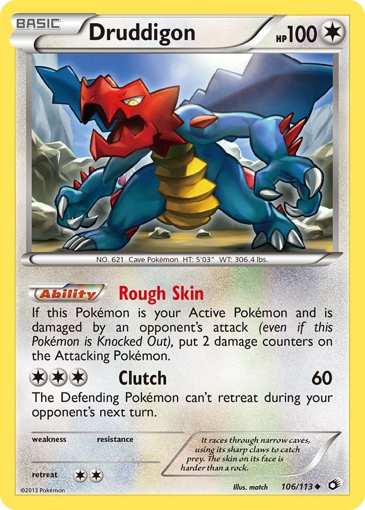 Image for Druddigon (106/113) (Legendary Treasures) - Pokemon