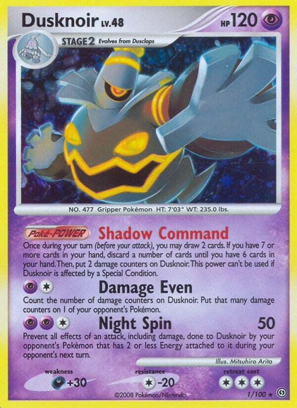Image for Dusknoir (1) (1/100) (Stormfront) - Pokemon