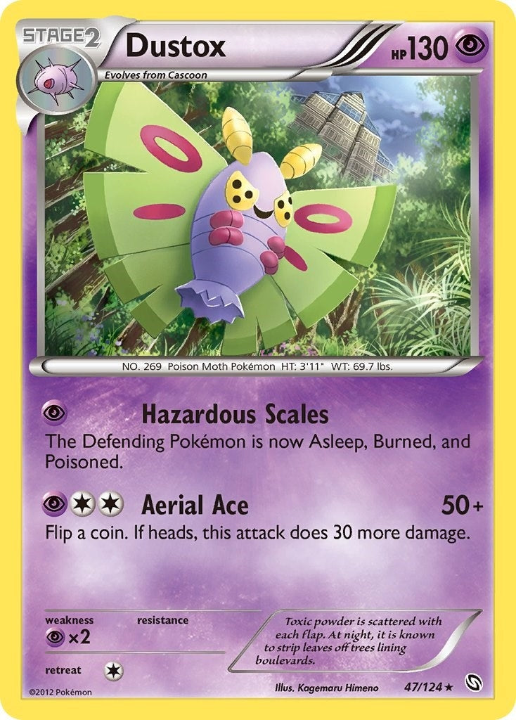 Image for Dustox (47/124) (Dragons Exalted) - Pokemon