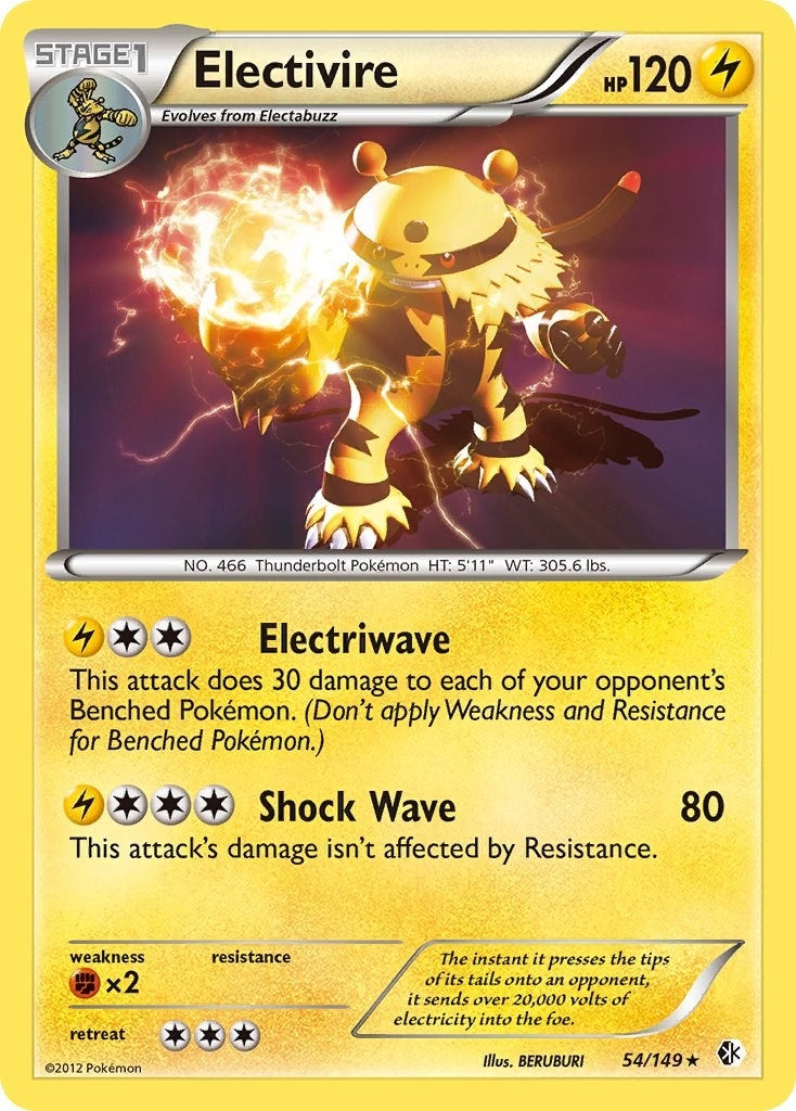 Image for Electivire (54/149) (Boundaries Crossed) - Pokemon