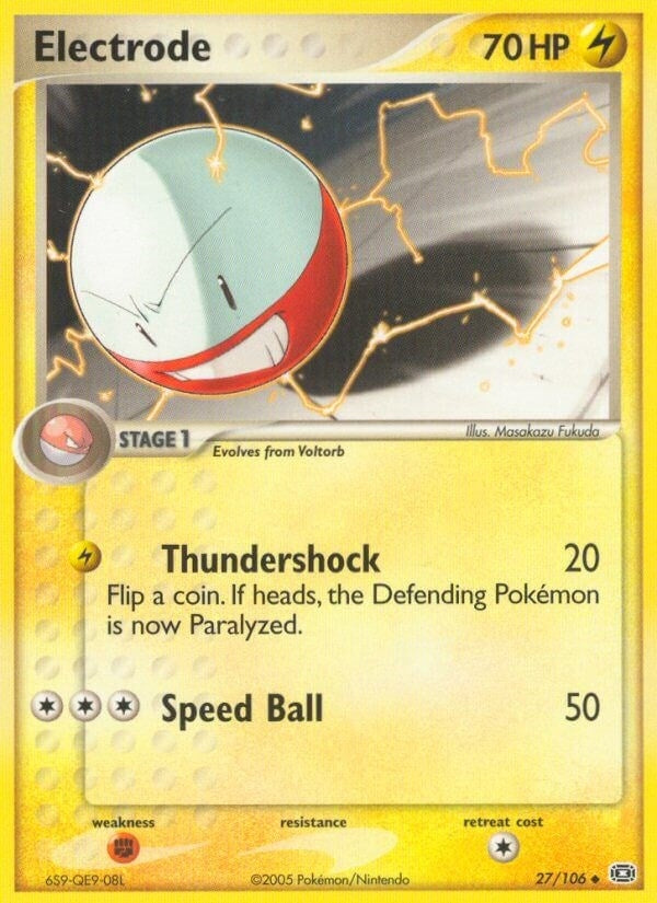 Image for Electrode (27/106) (Emerald) - Pokemon
