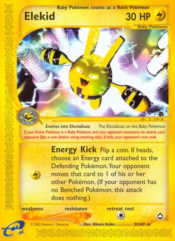 Image for Elekid (009/147) (Aquapolis) - Pokemon