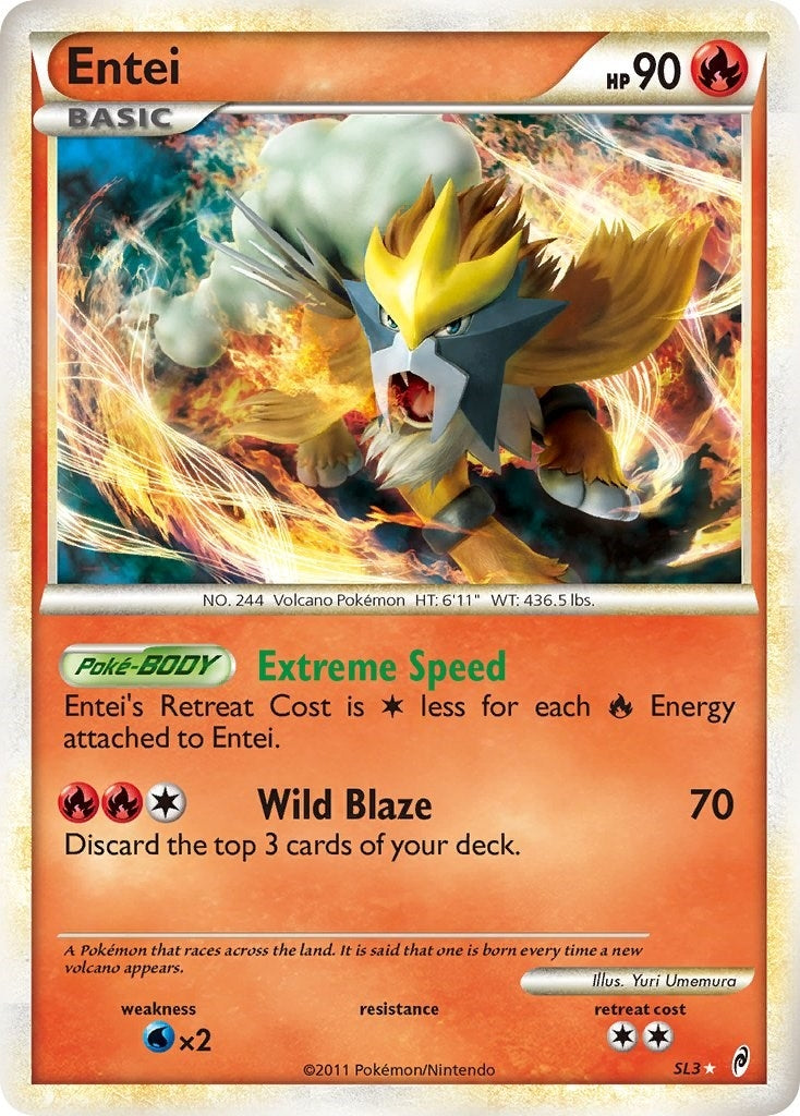 Image for Entei (Shiny) (SL3) (Call of Legends) - Pokemon