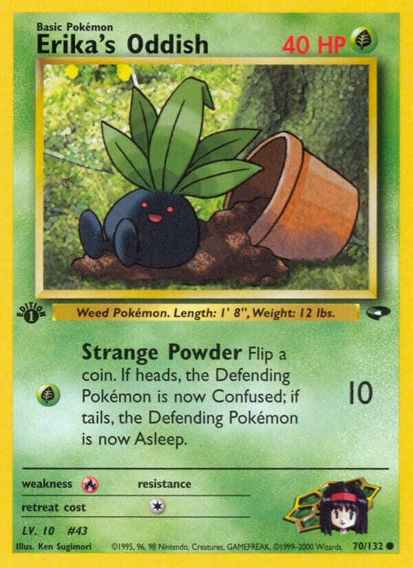 Image for Erika's Oddish (070/132) (Gym Challenge) - Pokemon