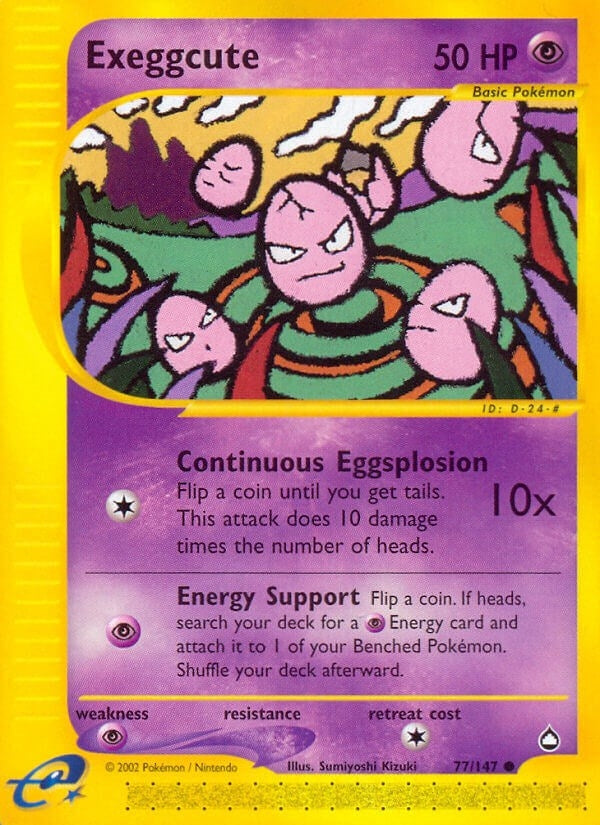 Image for Exeggcute (77) (077/147) (Aquapolis) - Pokemon