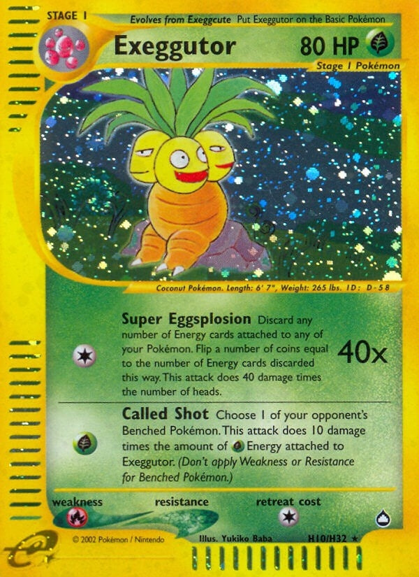 Image for Exeggutor (H10) (H10/H32) (Aquapolis) - Pokemon
