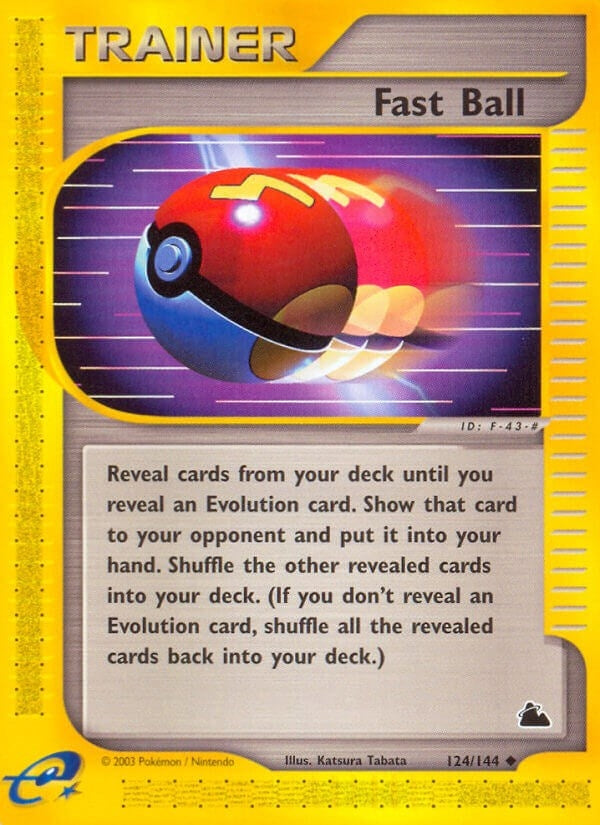 Image for Fast Ball (124/144) (Skyridge) - Pokemon