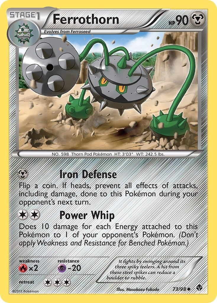 Image for Ferrothorn (73) (73/98) (Emerging Powers) - Pokemon