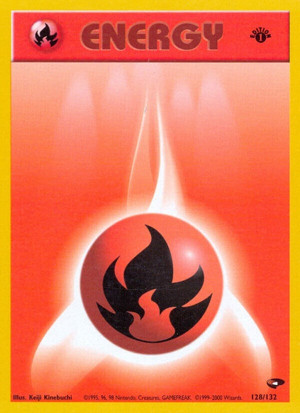 Image for Fire Energy (128/132) (Gym Challenge) - Pokemon