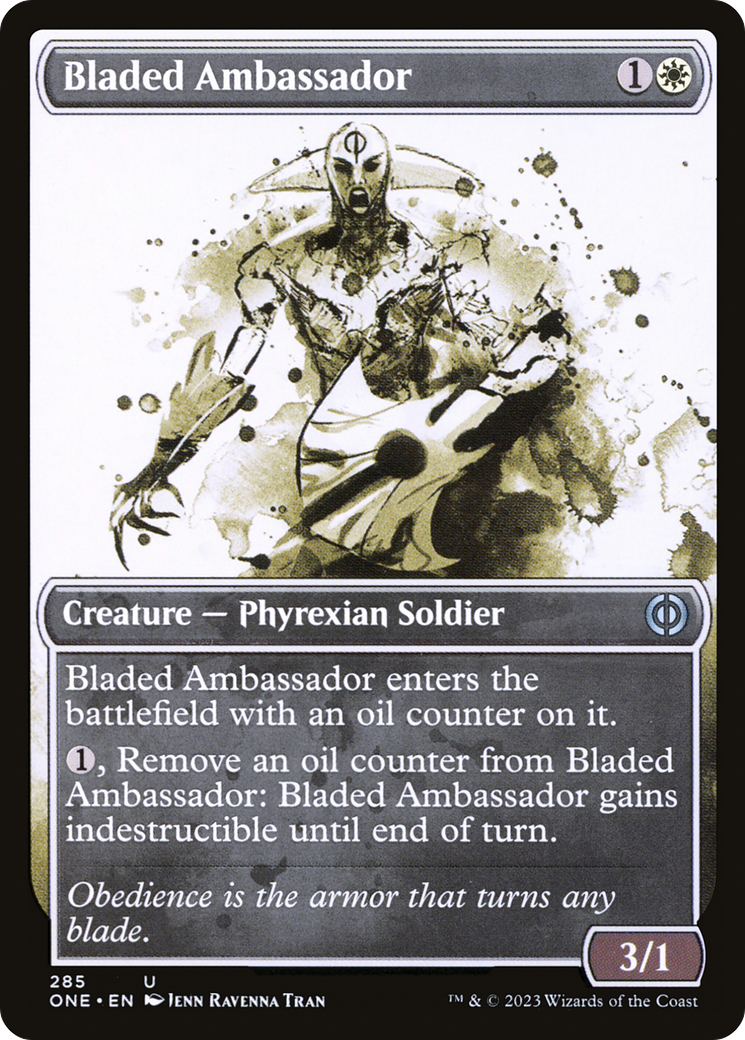 Bladed Ambassador (Showcase) (285) (Phyrexia: All Will Be One)