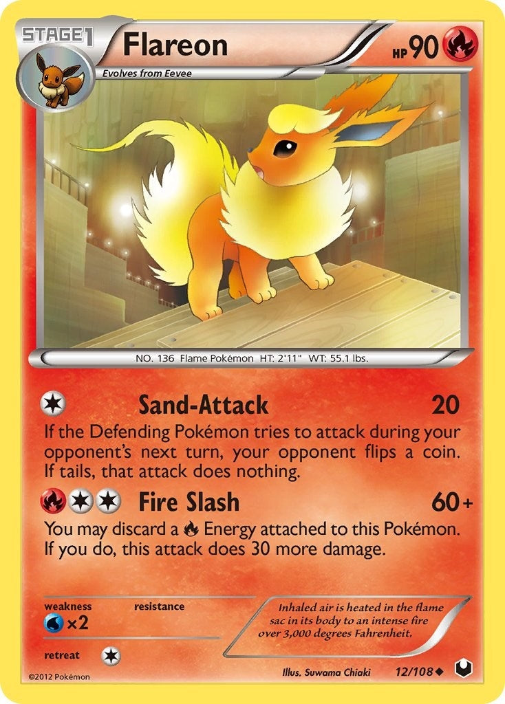 Image for Flareon (12/108) (Dark Explorers) - Pokemon