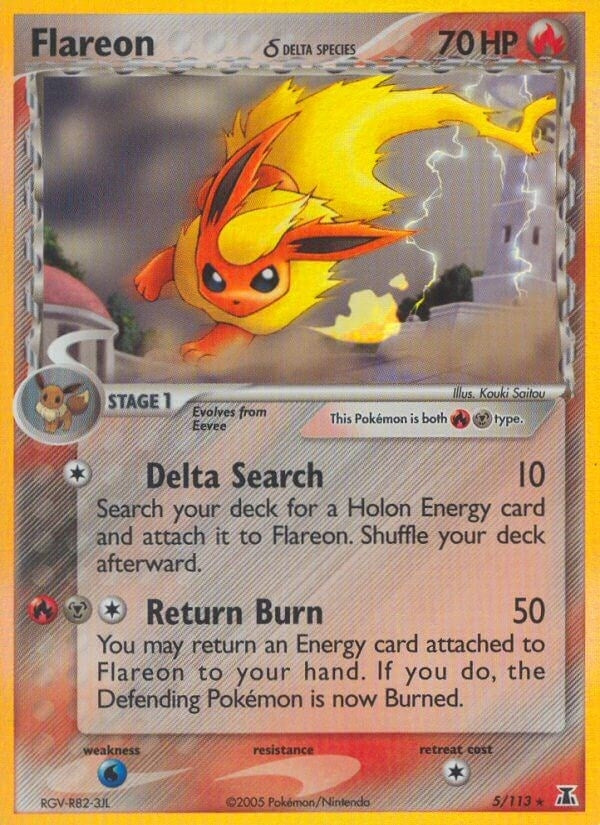 Image for Flareon (Delta Species) (5/113) (Delta Species) - Pokemon