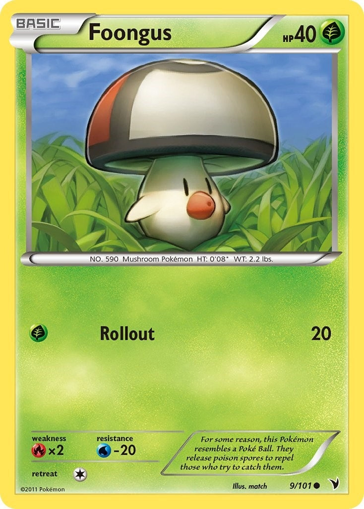 Image for Foongus (9/101) (Noble Victories) - Pokemon