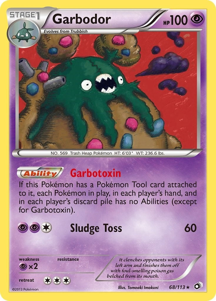 Image for Garbodor (68/113) (Legendary Treasures) - Pokemon