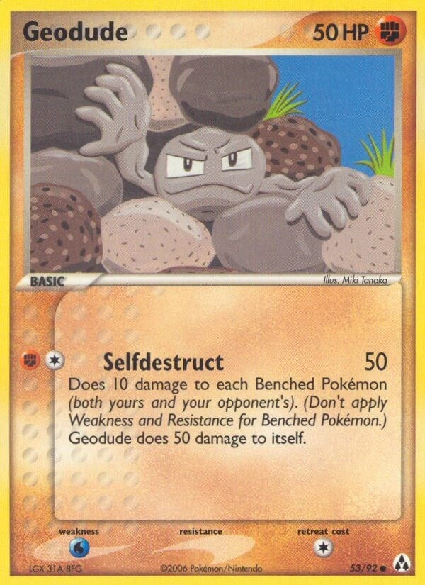 Image for Geodude (53/92) (Legend Maker) - Pokemon