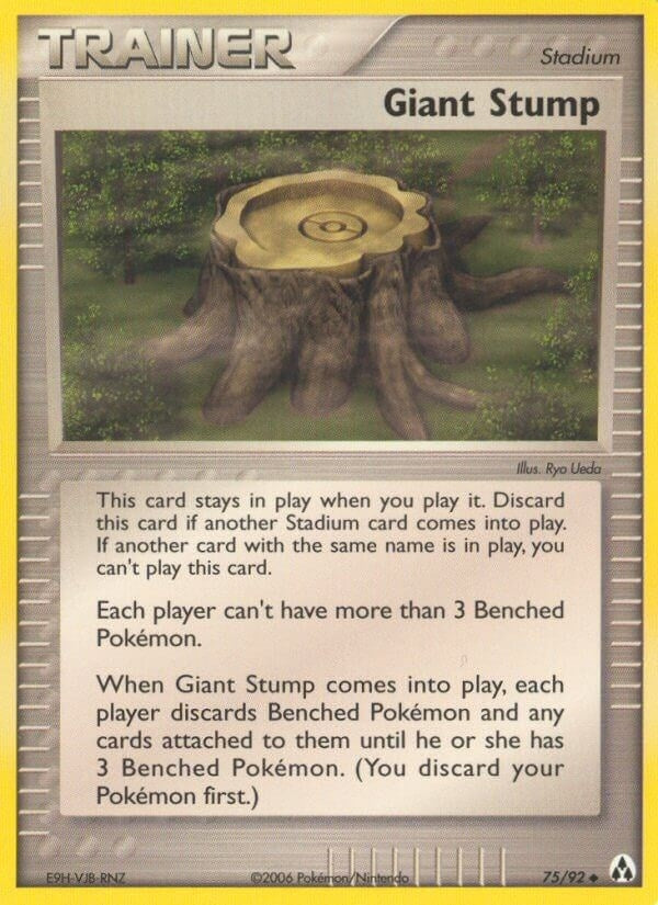Image for Giant Stump (75/92) (Legend Maker) - Pokemon