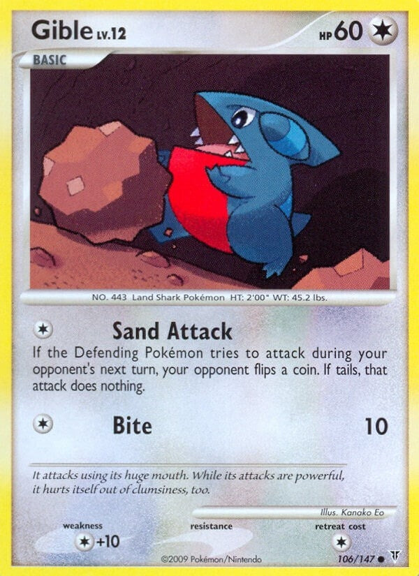 Image for Gible (106) (Supreme Victors) - Pokemon