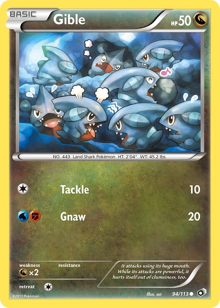 Image for Gible (94/113) (Legendary Treasures) - Pokemon