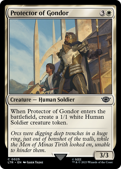 Protector of Gondor (LTR-025) - The Lord of the Rings: Tales of Middle-earth Foil