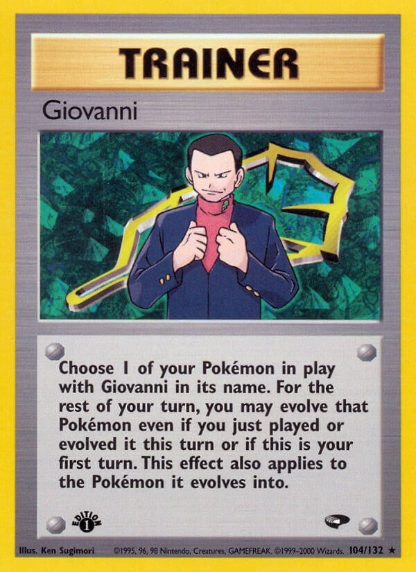 Image for Giovanni (104) (104/132) (Gym Challenge) - Pokemon