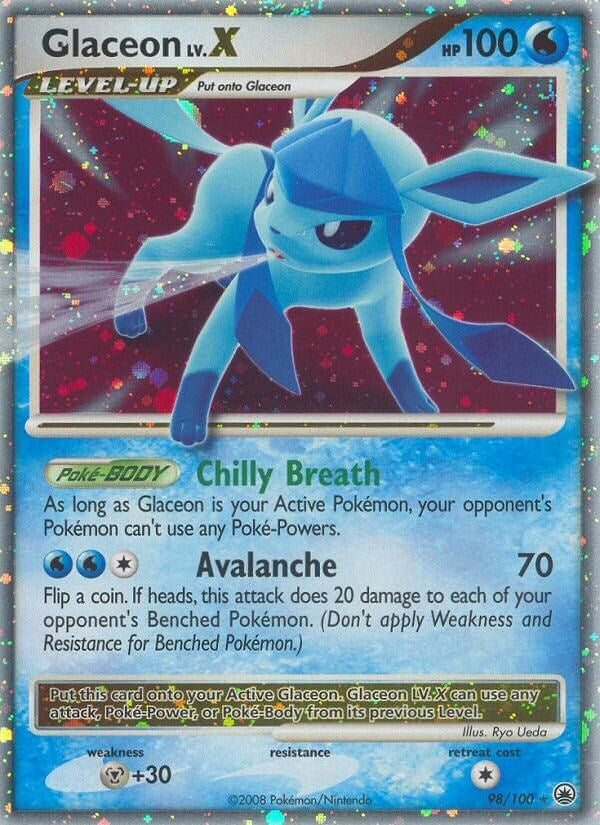 Image for Glaceon LV.X (98/100) (Majestic Dawn) - Pokemon