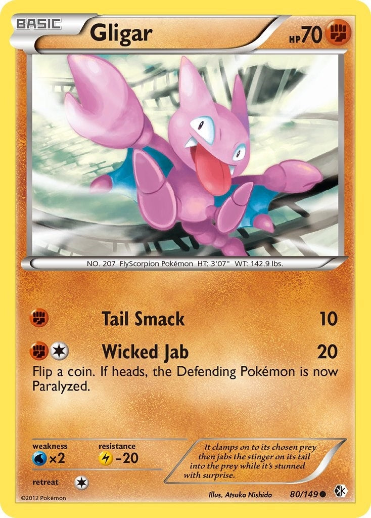 Image for Gligar (80/149) (Boundaries Crossed) - Pokemon