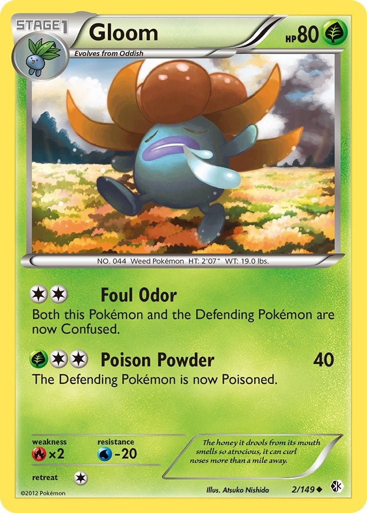 Image for Gloom (2/149) (Boundaries Crossed) - Pokemon