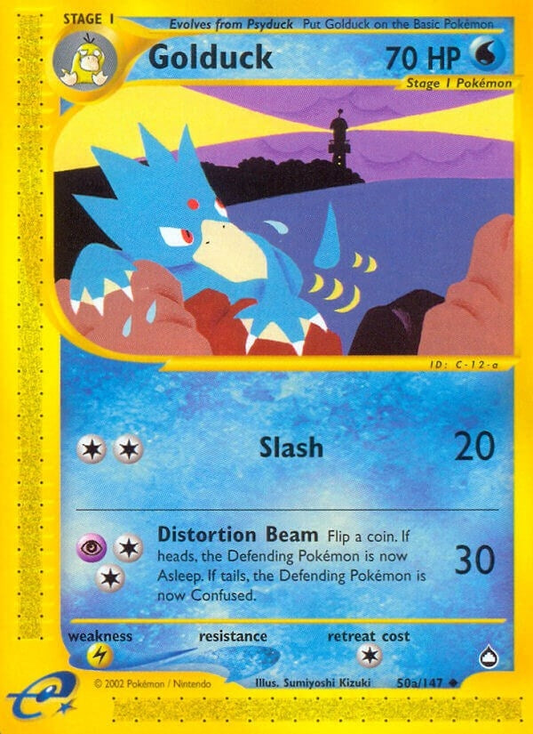 Image for Golduck (50a) (050a/147) (Aquapolis) - Pokemon