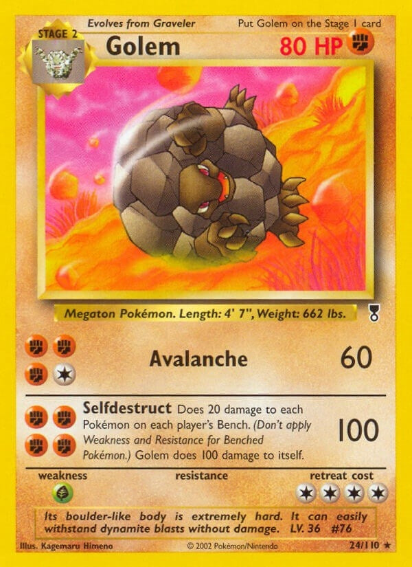 Image for Golem (024/110) (Legendary Collection) - Pokemon