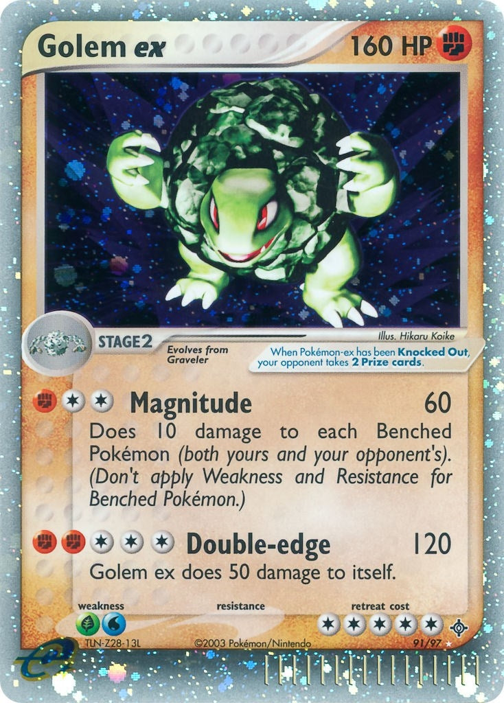 Image for Golem ex (91/97) (Dragon) - Pokemon