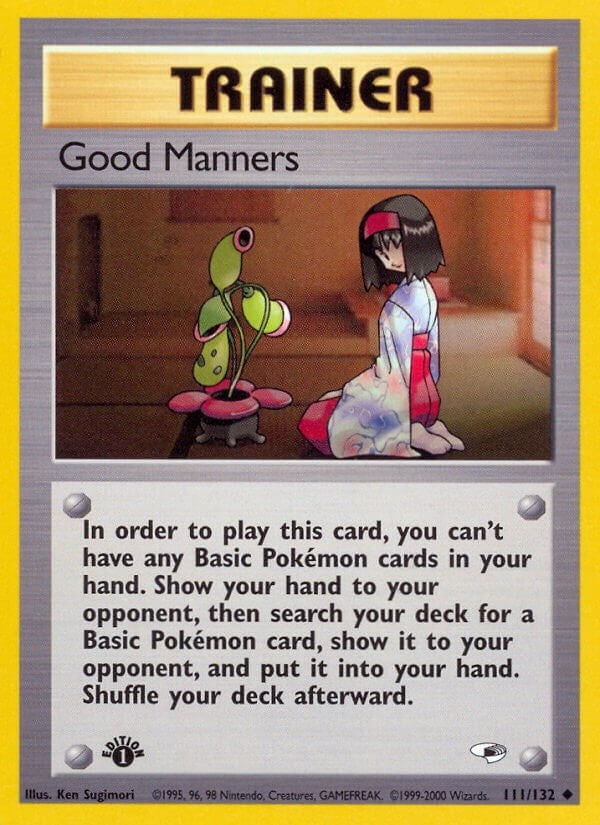 Image for Good Manners (111/132) (Gym Heroes) - Pokemon